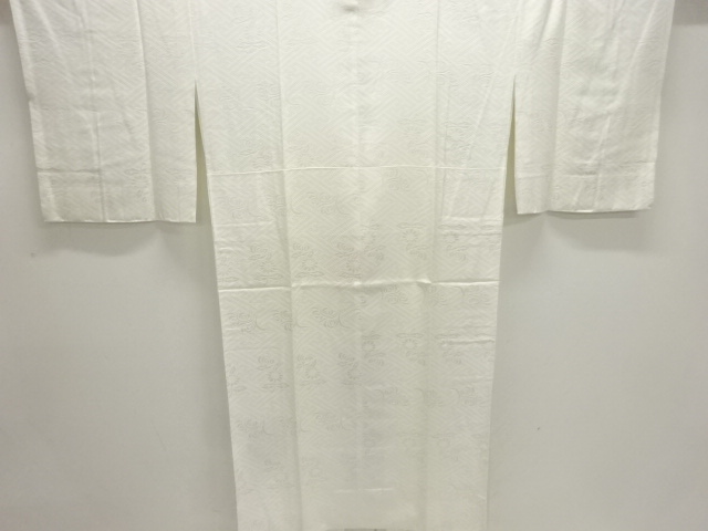 JAPANESE KIMONO / KIMONO FOR SUMMERFLOWER PATTERN WOVEN TWILL PATTERN 